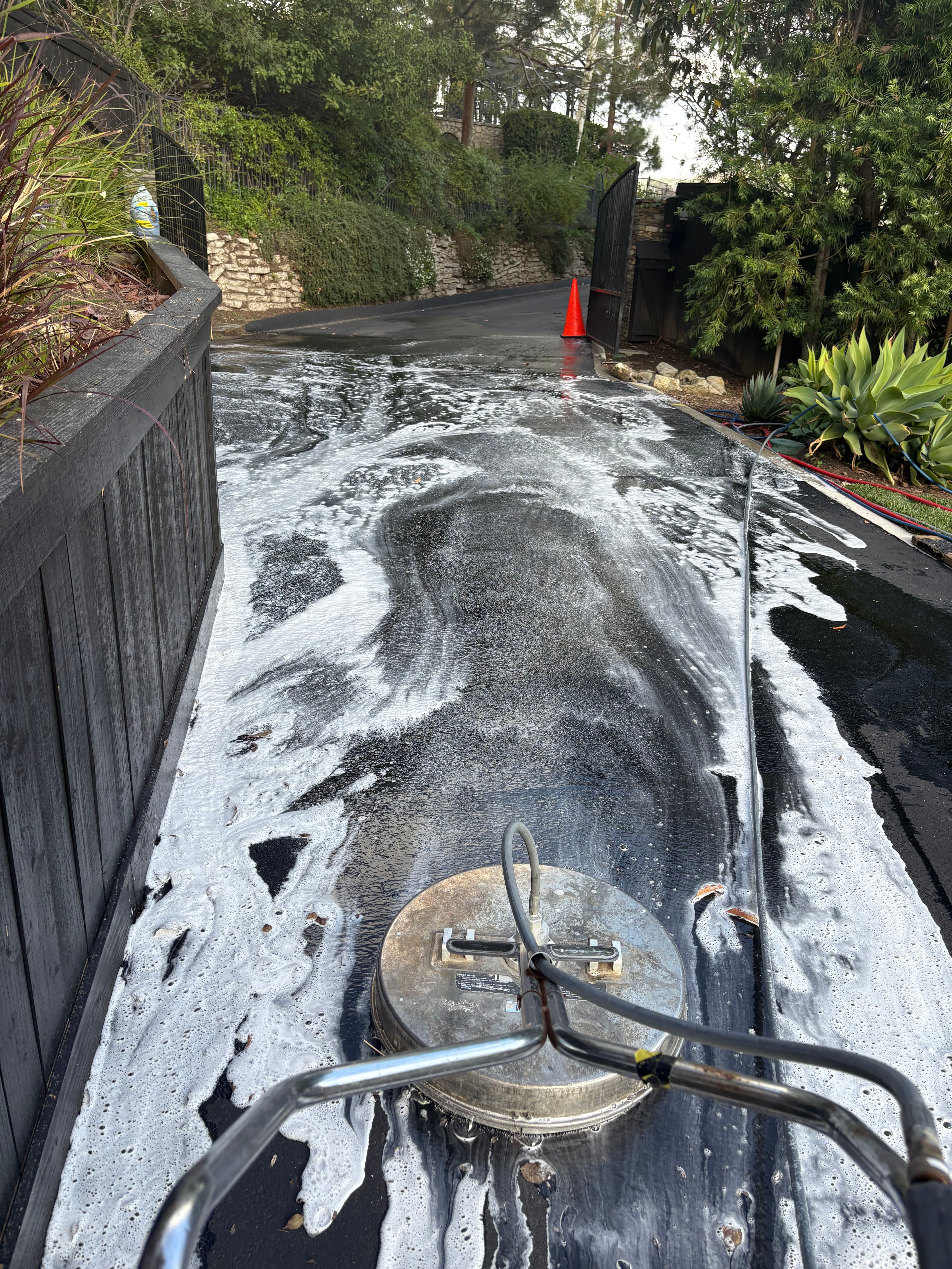 Project Driveway Pressure Washing Experts in Action image