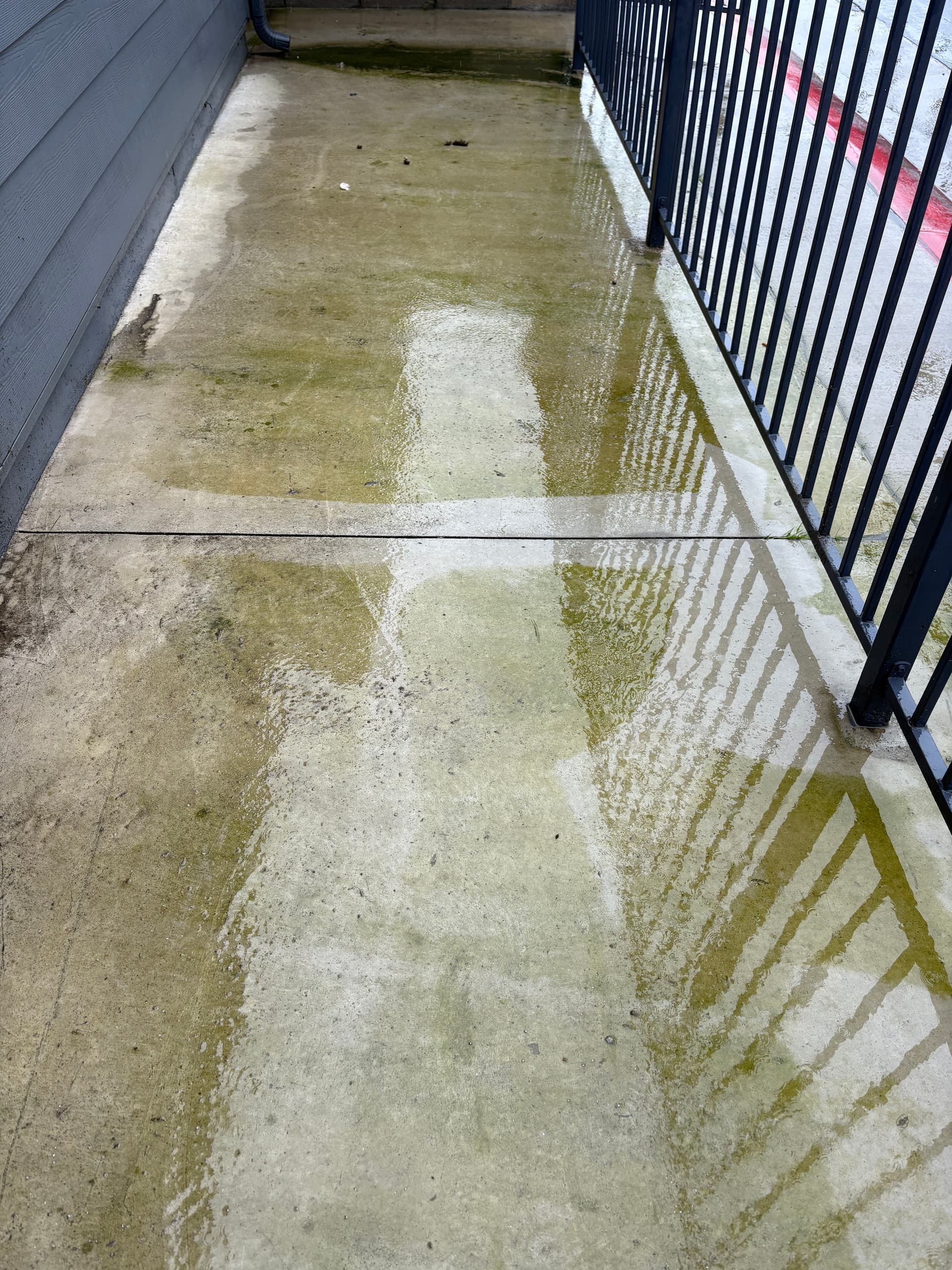 Pristine Post-Storm Clean-Up with H2O Pressure Washing