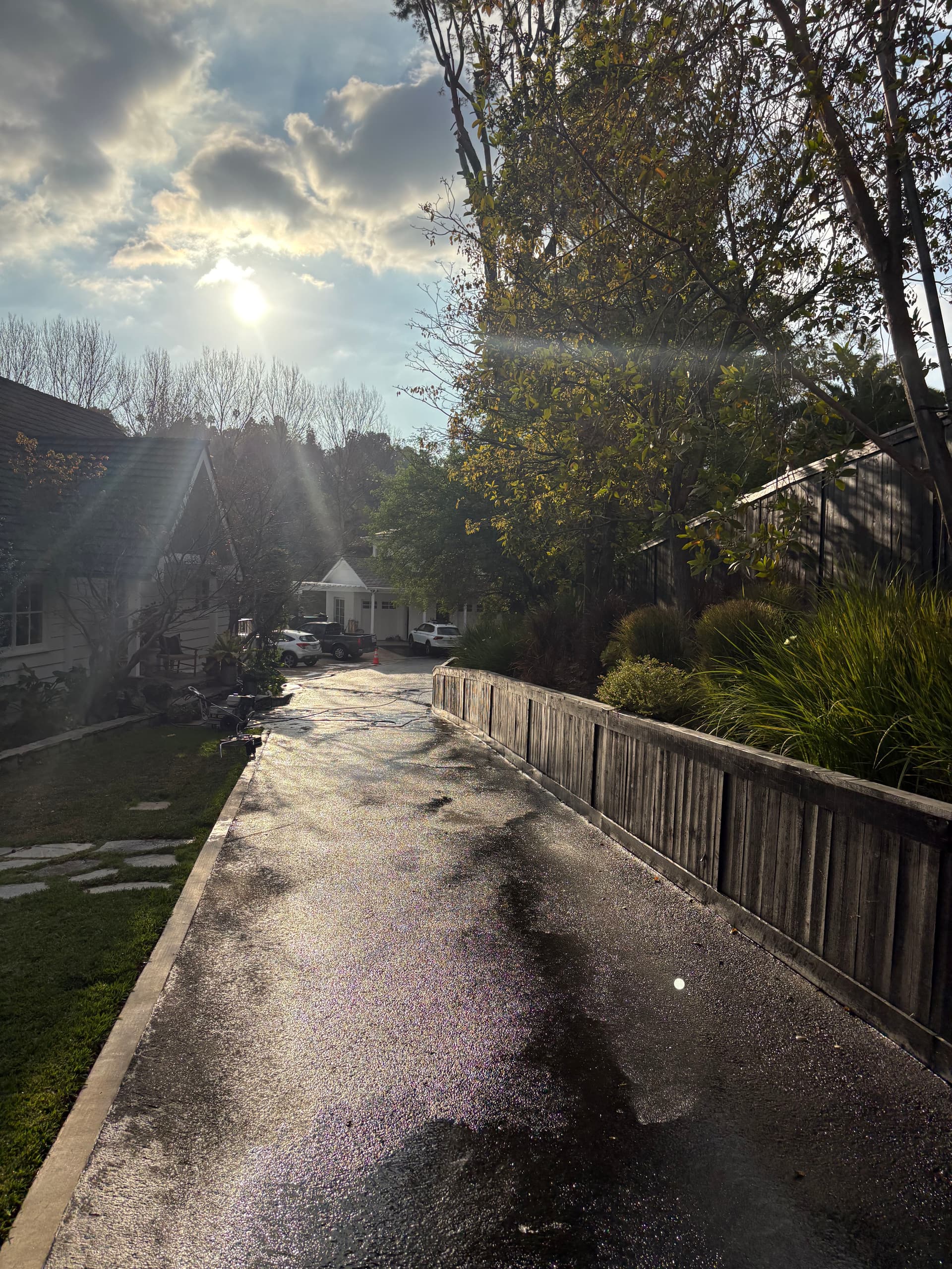Driveway Pressure Washing Experts in Action